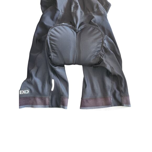Giordana Men's Black EXO System Bib Bike Padded cycling Shorts Size Med - Picture 4 of 9